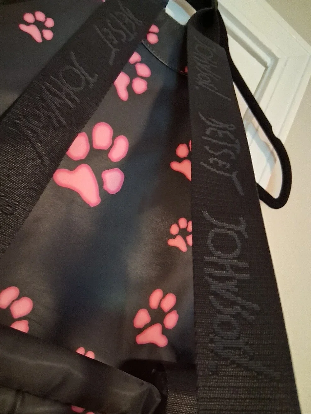 Betsey Johnson Pink Paw Print Backpack